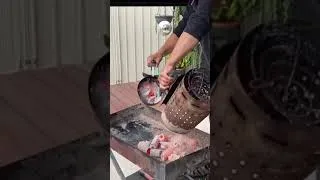 Thumbnail: Juicy Seekh Kabab by Food Mahir and Gardening Ideas | Minced meat Seekh Kebab on Charcoal | Shorts