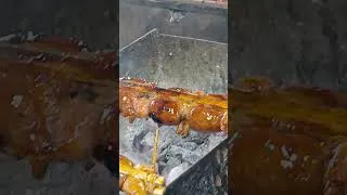 Thumbnail: Yummy Grilled Stuffed Frogs at Oudong Resort #cambodianfoodtour #streetfoodtour