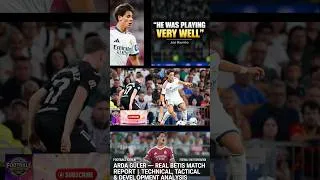 Thumbnail: Arda Güler — 04.09.2026 Real Betis Match Report | Technical & Tactical & Development