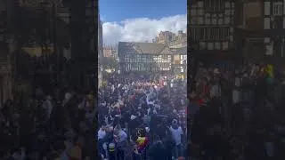 Thumbnail: Real Madrid fans in Manchester | Champions League. Manchester City #shortvideo  #football #madrid