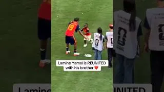 Thumbnail: Lamine Yamal Cute Moment with his Little Brother after Winning the World Cup 🏆 | Spain Celebrations