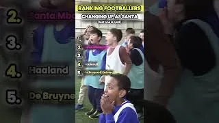 Thumbnail: Ranking Footballers changing up as SANTA 🎅