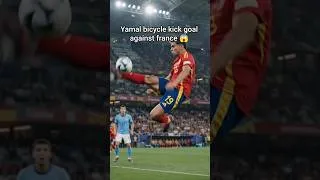 Thumbnail: Yamal scored a bicycle goal against france Spain vs France (It's AI generated 😂) #shorts #yamal