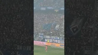 Thumbnail: Incredible HSV supporters 🔷️😍 | Hamburger SV 6-1 Hannover 96 #shorts