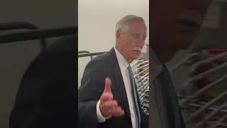 Thumbnail: 'He Made A Mistake': Angus King Reacts To Trump Ending Moratorium On ICE Traffic Stops
