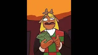 Thumbnail: Deltarune - Noelle donates money to Susie (Wholesome : ))