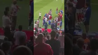 Thumbnail: Taiwo Awoniyi gets emotional during a brilliant send off from Nottingham Forest #nffc