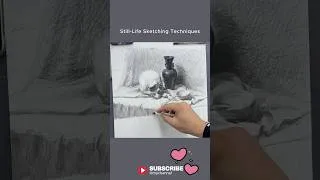 Thumbnail: Still-Life Sketching Techniques #drawing #beginners ✏️