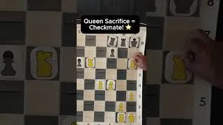 Thumbnail: Queen Sacrifice = Checkmate! ⭐
