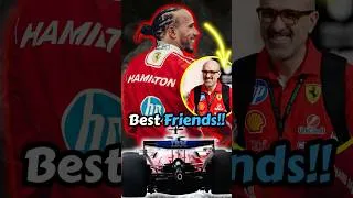 Thumbnail: Lewis Hamilton’s New BROMANCE And Ferrari’s Risky 1050HP EV Gamble! 😅😨 #shorts #f1
