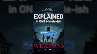 Thumbnail: WEAPONS (2025) Explained in ONE Minute