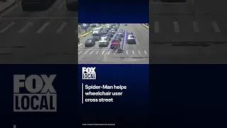 Thumbnail: 'Spider-Man' helps wheelchair-bound man cross busy Arkansas intersection | FOX 10 Phoenix