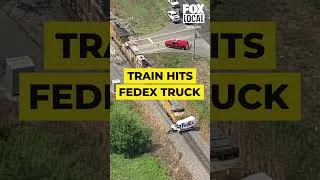 Thumbnail: Train slams into FedEx truck in Texas | FOX 10 Phoenix