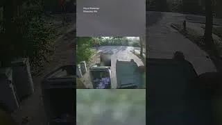 Thumbnail: Sanitation worker hit by shrapnel after garbage truck explosion