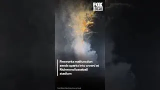Thumbnail: Malfunction sends fireworks sparks, smoke into crowd at baseball game
