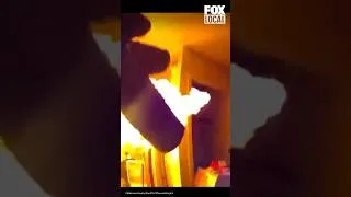 Thumbnail: Man shoots flamethrower at deputies serving eviction order