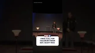 Thumbnail: Fallen Officer Scott Ries is honored at his funeral
