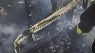Thumbnail: WATCH: Crews work to fight house fire in Spartanburg County