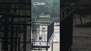 Thumbnail: Dock swept away during Georgia flash flooding