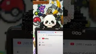 Thumbnail: Look at the Adorable Lying Panda I Made with Perler Beads!#perlerbeads #diy #panda