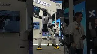 Thumbnail: CES 2026 Innovation: AGIBOT X2 Humanoid Robot Dancing Live