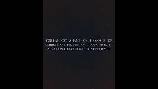Thumbnail: Unashamed #power #gospel #jesus #christ