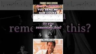 Thumbnail: YOU SEND ME - SAM COOKE | FRANKS BASS COVERS #microshorts