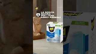Thumbnail: “La scelta sicura per te e per i tuoi amici animali.” 🎤🐱🦟🐶