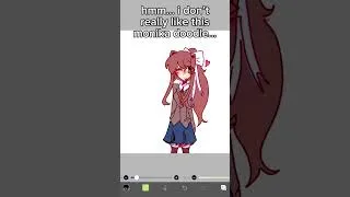 Thumbnail: SHITPOST SHITPOST SHITPOST #art #dokidokiliteratureclub #justmonika #monika #ibispaintx #ddlc #art