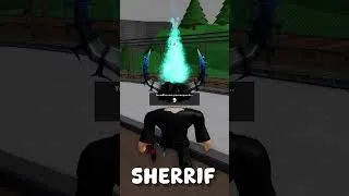 Thumbnail: Finally getting sheriff in mm2 be like...💀 #murdermystery2 #funnymoments #roblox