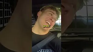Thumbnail: Bro farted in a police car 😭💀 #fredbeyer #cops #prank