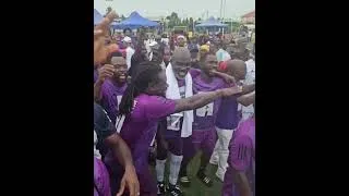 Thumbnail: President Weah Celebrates Winning Players at Invincible Sports Park