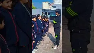 Thumbnail: School karate training for beginners