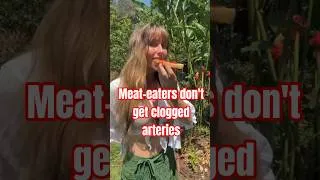 Thumbnail: Meat-eaters don't get clogged arteries - YOU do
