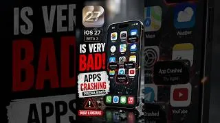 Thumbnail: iOS 27 beta 3 apps crashing or closing immediately when opening #ios27beta  #ios27