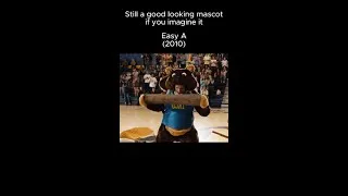 Thumbnail: The mascot is still pretty cool #easya #emmastone #sony #pennbadgley #movie #comedy #funny #shorts