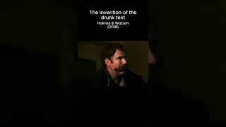 Thumbnail: The invention of the Drunken text #drunk #drinking #sherlockholmes #watson #comedy #shorts #funny