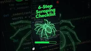 Thumbnail: 6 Step Web Scraping Checklist