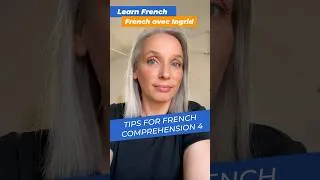 Thumbnail: French comprehension tips #easyfrench #languagelearning #frenchlanguage