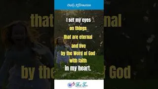 Thumbnail: Embracing God's Word and Living by Faith | Daily Affirmation