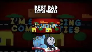 Thumbnail: Thomas the Tank Engine vs Lightning McQueen - RAP BATTLE #shorts
