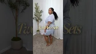 Thumbnail: Amazon Plus Size Two Piece Sets For Busy Women #backtoschool  #plussizestyle #affordablefashion