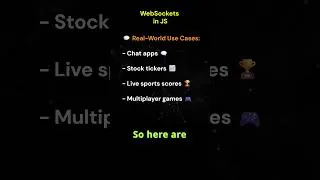 Thumbnail: Websockets javascript #100/100  #javascriptinterview #javascript #jsshorts