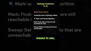 Thumbnail: garbage collection javascript #99/100  #javascriptinterview #javascript #jsshorts
