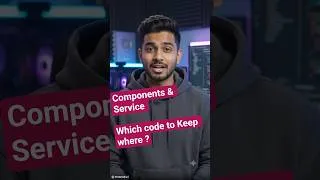 Thumbnail: Explain Component vs services in Angular ?  #angular21 #angular22 #angularinterview #angularproject