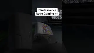 Thumbnail: Retro Nostalgia in VR 🎮 #pcvr #retrogaming #emulator #virtualreality #n64