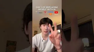 Thumbnail: Day 1 of replacing myself with AI #openclaw #clawdbot #moltbot #ai