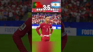 Thumbnail: come back Ronaldo moment | Portugal vs Argentina Pelanty shootout 🔥 | #shorts #ronaldo #football