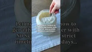 Thumbnail: Easy sourdough starter #sourdoughclub #sourdoughforbeginners #sourdoughstarter