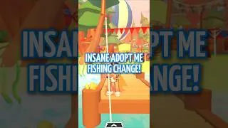 Thumbnail: INSANE Adopt Me Fishing Change! 🐠 #roblox #adoptme #summercamp